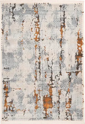 Produktbild von Palace 200 Grau / Orange 80cm x 150cm