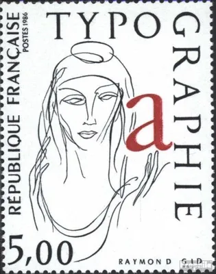 Produktbild von Briefmarken Frankreich 1986 Mi 2537 (kompl.Ausg.) postfrisch Buchdruckkunst