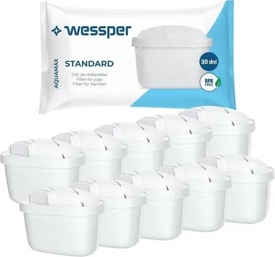 Obrázok produktu pre Vodný filter s aktívnym uhlím, balenie po 10 kusoch