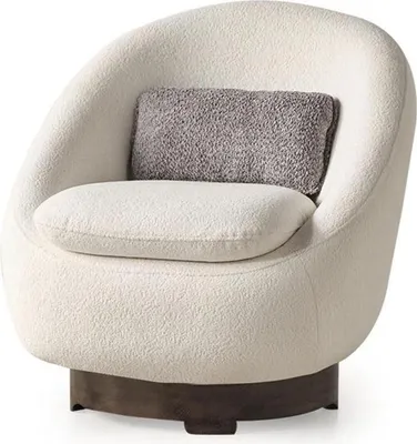 Produktbild von Moderne Sessel Weiß Polstermöbel Wohnzimmer Sitz Luxus Polstersessel