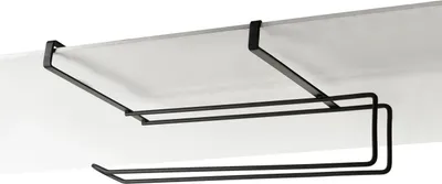 Image de Porte-serviettes en papier en métal Modern Kitchen MODERN KITCHEN 34,5 x 10,6 x 17,7 cm Noir mat 1 pièce