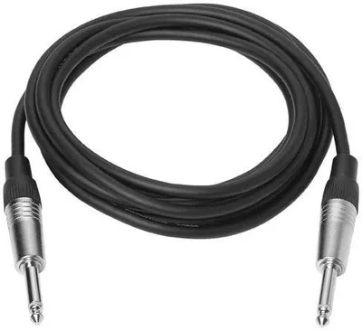 Produktbild von Vivolink PROAUDJACK5, 6.35mm, Stecker, 6.35mm, Stecker, 5 m, Schwarz