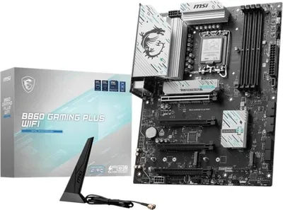 Image de Carte mère MSI B860 GAMING PLUS WIFI, LGA 1851, DDR5, Wi-Fi 7, ATX