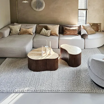 Produktbild von Volero - Wollteppich - Luminous Creme Meliert - 200x300 cm - Wohnzimmer, Esszimmer, Schlafzimmer - Boho, Klassik, Industrielle, Ländlich, Modern, Skandinavisch