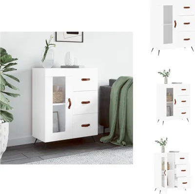Produktbild von vidaXL Sideboard Weiß 69,5x34x90 cm Holzwerkstoff -  Sideboards