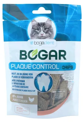 Productafbeelding van Aanvullend voer: Bogadent kattenkoekjes, dental enzym chips, 50 gram