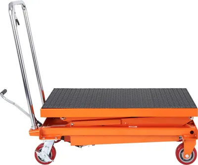 Produktbild von SucceBuy Hydraulischer Hubtischwagen 770 lbs 59 Doppelscheren-Manueller Hub