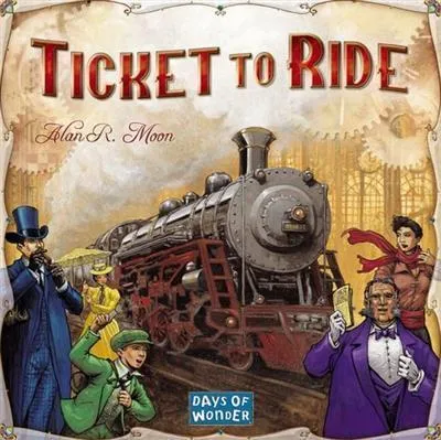 Produktbild von Asmodee Ticket to Ride, Brettspiel, Strategie, 30 min, Familienspiel