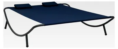 Produktbild von Sonnenliege für Garten, Terrasse und Balkon in Blau