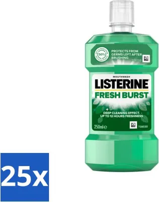 Produktbild von Listerine - Mundwasser - Fresh Burst - 250 ml - Vorteilspack - 25 Stücke