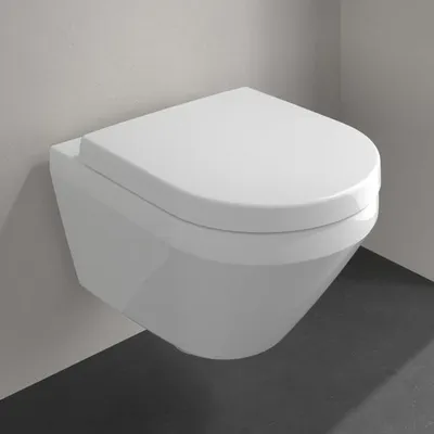Produktbild von Villeroy & Boch Architectura Tiefspül-WC spülrandlos, wandhängend, mit TwistFlush
