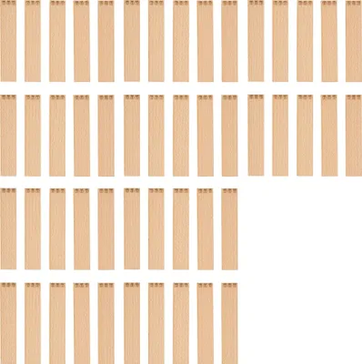 Immagine prodotto di Stoppini in legno con incisione - Idea regalo, 100 x 20 x 1 mm, 50 pezzi