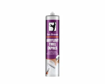 Obrázok produktu pre Akrylový tmel DEN BRAVEN Expres 280 ml biely