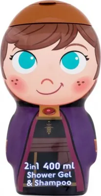 Image de Gel douche Frozen Anna 2in1 Gel douche et Shampooing pour enfants 400 - Disney