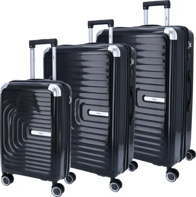 Produktbild von DYX 4 Rollen Trolley 3er Set S/M/L Barcelona schwarz