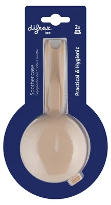 Productafbeelding van Difrax Lovi Fopspeenhouder Nude (1 stuk)