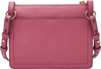 Produktbild von FOSSIL Leder Umhängetasche Schultertasche Taryn Crossbody Bag Magenta beere