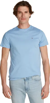 Productafbeelding van Tommy Jeans TJM Original heren T-shirt, slim fit, korte mouwen, blauw