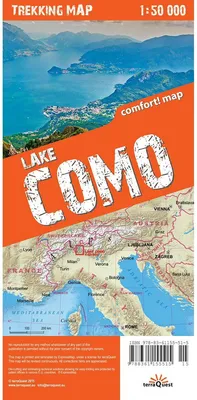 Produktbild von Trekking map Jezioro Como 1:50 000 mapa