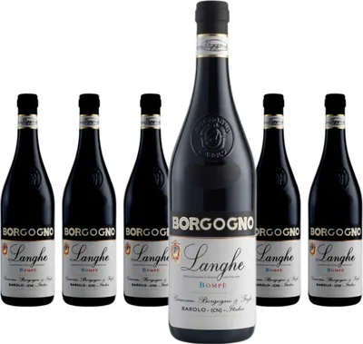 Produktbild von 6 x Borgogno Langhe „Bompè“ Barbera