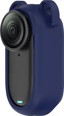 Image de INF Étui de protection en silicone pour Insta360 GO 3S et GO 3 Bleu