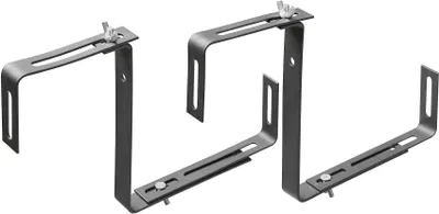 Produktbild von orthex Blumenkasten-Halter schwarz max. Tragkraft: 20 kg 2 Stück
