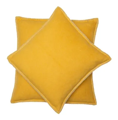 Produktbild von DAVID FUSSENEGGER Kissenhülle SYLT uni, senfgelb, 40 x 40 cm
