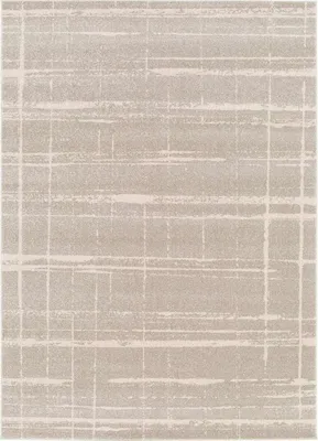 Produktbild von Moderner abstrakter Teppich in Grau und Beige 120x170