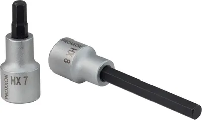 Produktbild von Proxxon 1/2" Steckschlüsseleinsatz HEX 9, 100 mm lang