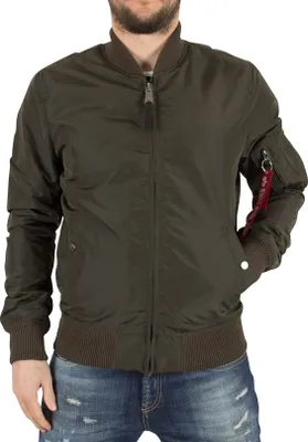Produktbild von Alpha Industries Herren MA-1 TT Bomberjacke, Grau Small