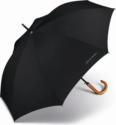 Produktbild von Pierre Cardin SCHWARZER Automatik-Regenschirm mit Golfgriff