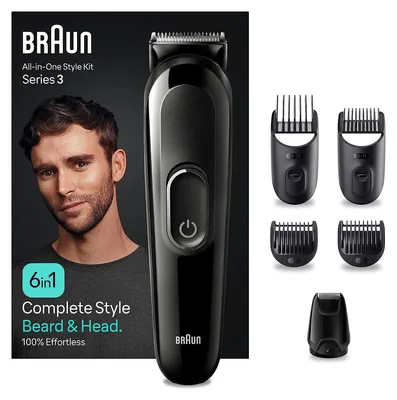 Productafbeelding van Braun MGK3410, zwart, 1 mm, 2,1 cm, universeel, accuvoeding, 50 minuten