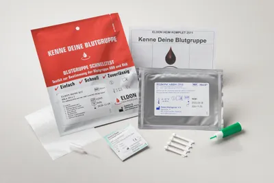 Produktbild von Eldon Card Blutgruppe Test Schnelltest Home-Kit HKA 2511-1