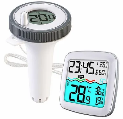 Image de Récepteur à écran LCD sans fil avec thermomètre de piscine PT-310