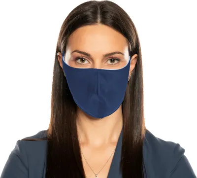 Produktbild von Mund-Nase-Maske Atemschutz 3-lagig Waschbar Baumwolle Wiederverwendbar BLAU