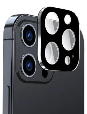 Produktbild von Techsuit Full Glass Kameraschutz für Apple iPhone 16 Pro Max/16 Pro - Schwarz