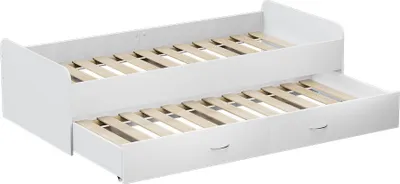 Produktbild von Vitalispa Kinderbett Jaspar, 90x200 cm mit Lattenrost, ohne Matratze, Weiß