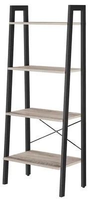 Produktbild von VASAGLE Regal, Bücherregal mit 4 Ebenen, Leiterregal, Standregal, für Wohnzimmer