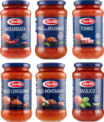Produktbild von Testpaket Barilla pastasauce tomatensauce Fertige Saucen aus italien 6 x 400g