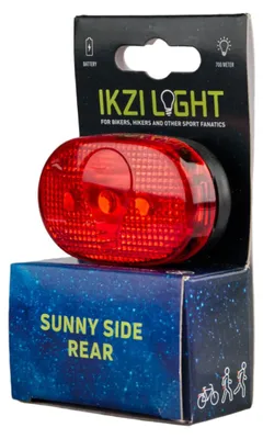 Immagine prodotto di Luce posteriore Ikzilight a 3 LED rossi con batterie incluse nella scheda