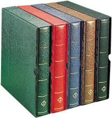 Produktbild von LEUCHTTURM Ringbinder EXCELLENT DE, inkl. Schutzkassette, rot Rot