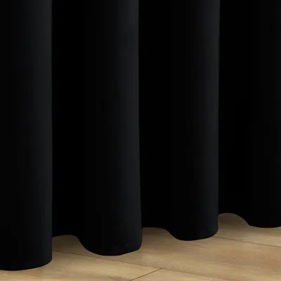 Productafbeelding van Famanu verduisterende gordijnen voor slaapkamer en woonkamer - 2 stuks - zwart - 215 x 132 cm