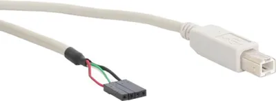 Image de InLine® 33440D Câble de raccordement USB 2.0, prise B sur prise poteau, 0,4m
