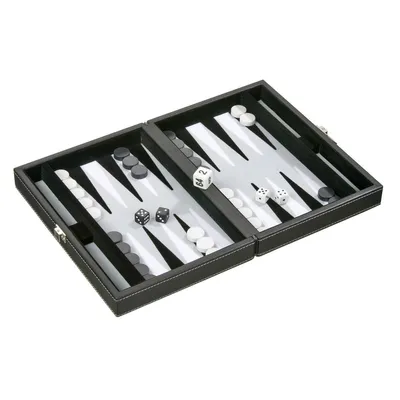 Produktbild von Backgammon Tinos klein – Brettspiel für 2 Spieler ab 6 Jahren