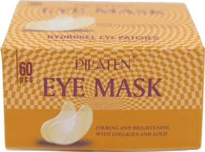 Zdjęcie produktu dla Pilaten Eye Mask Hydrożelowe płatki pod oczy z kolagenem i złotem, 60 sztuk