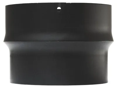 Produktbild von Raik Basic Erweiterung 130mm - 150mm schwarz für Rauchrohr / Ofenrohr