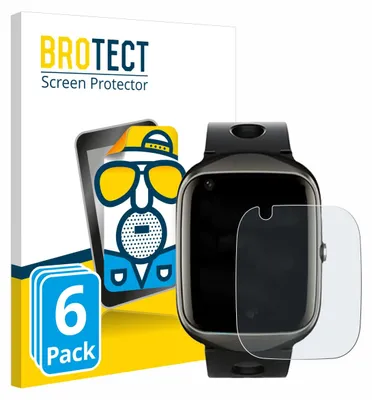 Produktbild von 6x BROTECT Schutzfolie für ABUBU SmartWatch PBL2 Displayschutz Displayschutzfolie Folie Matt Entspiegelungsfolie