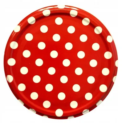 Produktbild von Krauz Twist-Off Deckel 82mm Rot-Weiß 6 Haken 10 Stück