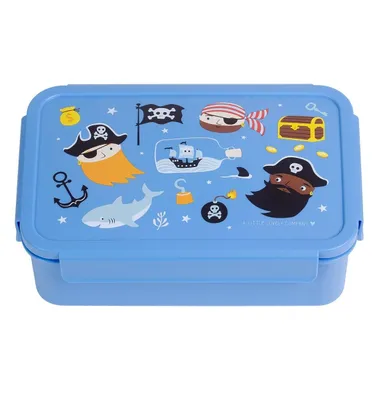 Image de ALLC Boîte à lunch bento pour enfants 14x21 cm (bleu pirate)