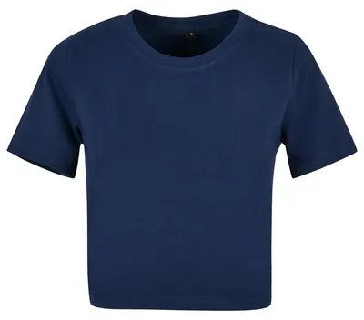 Image de Build Your Brand - Haut court pour femmes LT2571 (4XL) (Bleu marine clair)